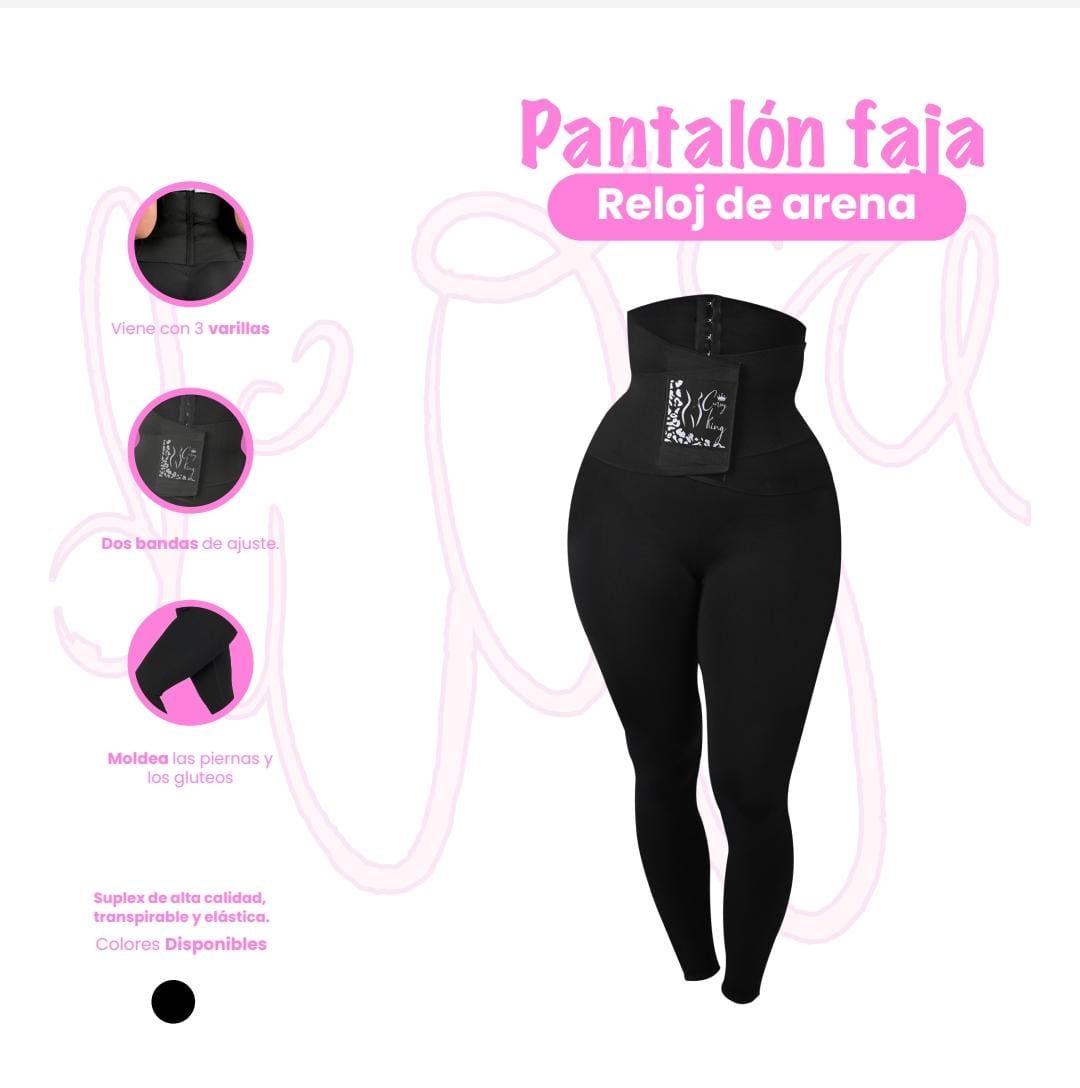 PANTALÓN FAJA RELOJ DE ARENA